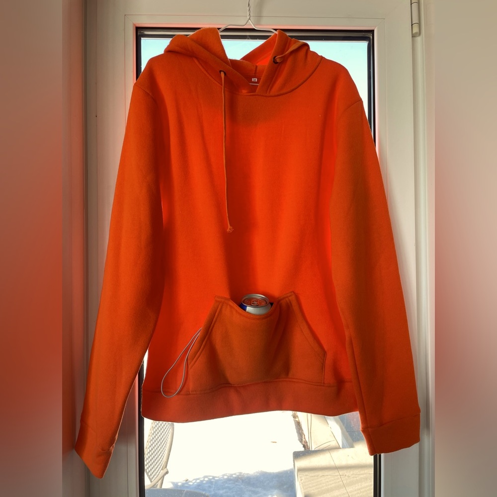 NEW bright orange ‘tailgate hoody’